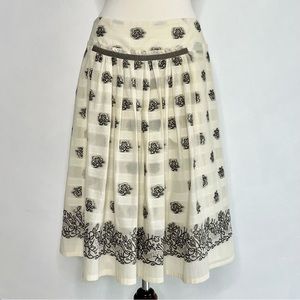 Etro Milano Embroidered Skirt, EU44